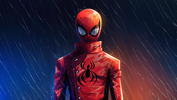 Miles Morales Wearing Spider Jacket, miles-morales, spiderman, superheroes, artwork, artist, digital-art HD wallpaper