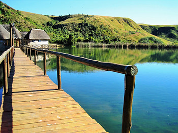 Dragon Peaks Park Pond and Jetty, Ponds, Parks, Nature, Lakes HD wallpaper