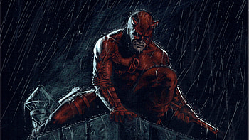 Daredevil In The Knight, daredevil, artwork, artist, deviantart, superheroes HD wallpaper