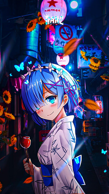 Re:Zero - Starting Life in Another World, Rem (Re:ZERO), Anime Edit HD phone wallpaper