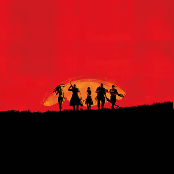 Devil May Cry 5, Red Read Redemption style poster, game HD phone wallpaper