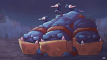 Nuclear Throne, Big Dog (Nuclear Throne), Video Game HD wallpaper