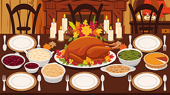 Thanksgiving Feast: A Ultra Celebration, thanksgiving dinner, Thanksgiving, meal, Turkey, table setting HD wallpaper