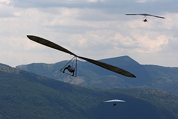 Extreme sport glider, Flight thrill, Hang gliding , Sports thrill HD wallpaper
