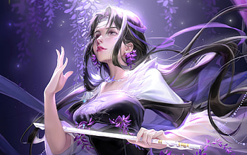 Girl Musician, girl, flute, anime, musician HD wallpaper