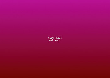 Think Twice Code Once , computer, typography HD wallpaper
