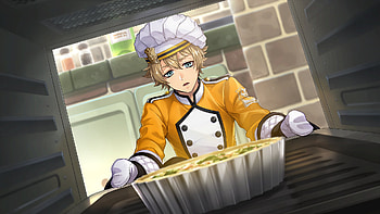 Ruggie Bucchi Yellow White Chef Dress Twisted Wonderland HD wallpaper
