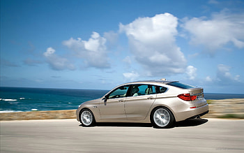 bmw 5 series gran turismo, sky, car, fine HD wallpaper