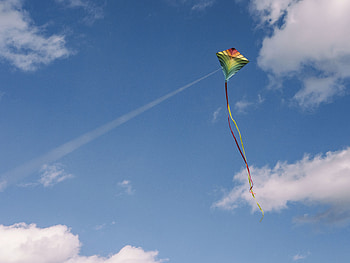 Sky, Clouds, Miscellanea, Miscellaneous, Kite HD wallpaper