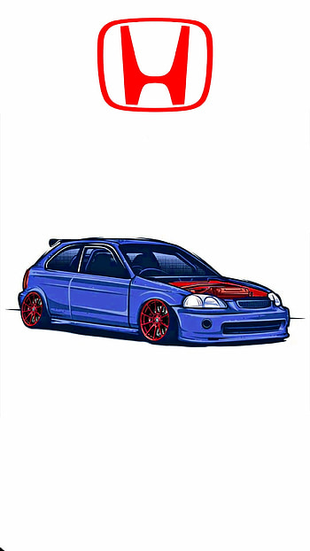 HONDA Civic, car, wheel HD phone wallpaper