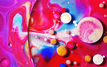 Spheres, colorful, cells, abstract HD wallpaper