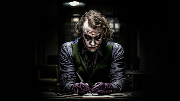 The Joker Domain, joker, supervillain, superheroes, heath-ledger, artwork, digital-art, ai HD wallpaper