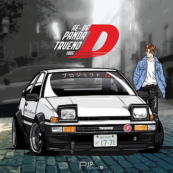 AE86 TRUENO. Initial d car, Jdm , Initial d HD phone wallpaper