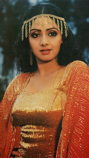 Sreedevi, bollywood actress, vintage HD phone wallpaper