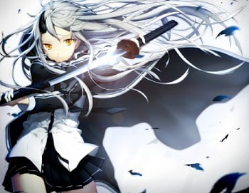 Anime, girl, long hair, female HD wallpaper