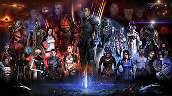 Mass Effect Characters HD wallpaper