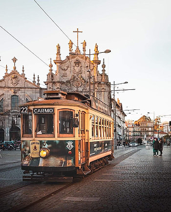 Porto Portugal, cable_car, sky HD phone wallpaper
