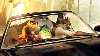 Ms. Tarantula Mr. Wolf Mr. Shark Diane Foxington Mr. Snake The Bad Guys HD wallpaper