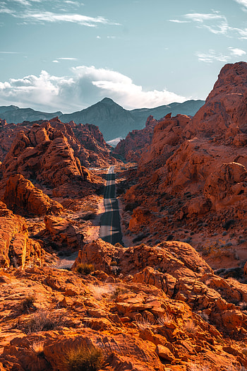 Nature, Mountains, Rocks, View From Above, Road, Valley HD phone wallpaper