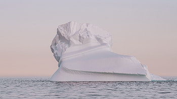 Arctic travels, Iceberg snow, Arctic twilight, snow HD wallpaper
