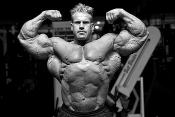 Jay Cutler, jay-cutler, bodybuilder, fitness, body-builder, monochrome, black-and-white HD wallpaper