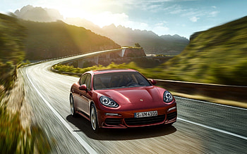 Auto, Porsche, Cars, Turn, Traffic, Movement, Panamera HD wallpaper