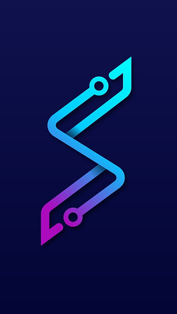 S For Lively, Neon Theme, Stylish Letter HD phone wallpaper