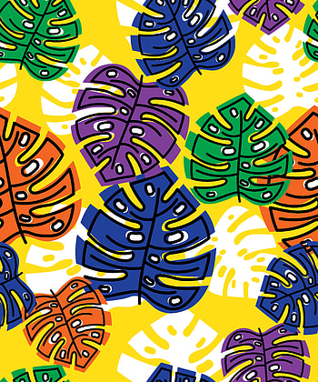 Leaves, Patterns, Vector, Multicolored, Motley, Texture, Textures, Carved HD phone wallpaper