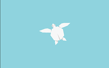 Vector, Paper, Turtle, Origami HD wallpaper