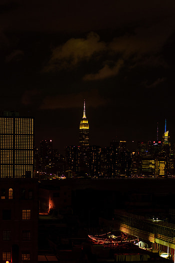 Cities, Usa, Skyscraper, Night City, City Lights, United States, Megalopolis, Megapolis, New York HD phone wallpaper