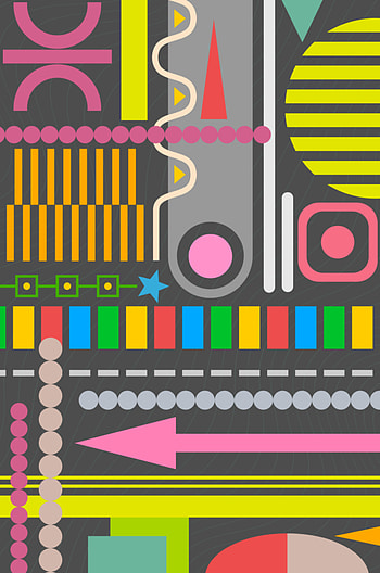 Abstract, Circles, Multicolored, Motley, Pattern, Texture, Lines, Textures, Geometric, Triangles, Arrows HD phone wallpaper