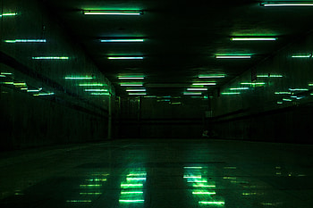 Dark, Illumination, Corridor, Premises, Room, Lighting HD wallpaper