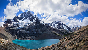 Andes In Summer, andes, mountains, nature, summer HD wallpaper