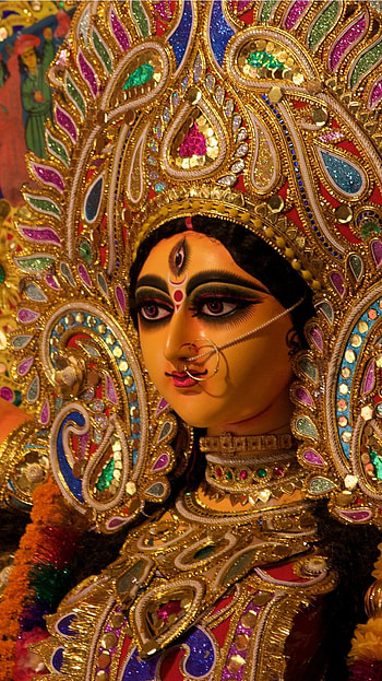 Durga Maa, brahamacharini, devotional HD phone wallpaper