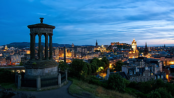 Edinburgh skyline, Experience in United Kingdom, Erasmus HD wallpaper