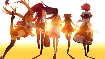 Grisaia (Series), Anime, Amane Suou, Grisaia No Kajitsu, Makina Irisu, Michiru Matsushima, Sachi Komine, Yumiko Sakaki HD wallpaper