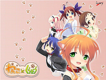 Wanko to Kuratou, silvie, mikan, wanko-to-kurasou, kotarou, risa HD wallpaper