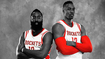 Dwight Howard and James Harden, Houston Rockets HD wallpaper