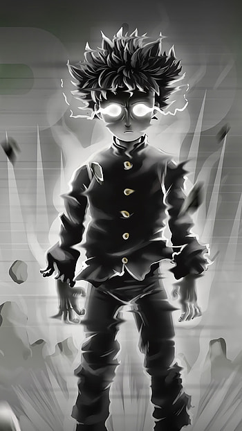 Mob Psycho 100, Shigeo Kageyama, , Intense rage HD phone wallpaper