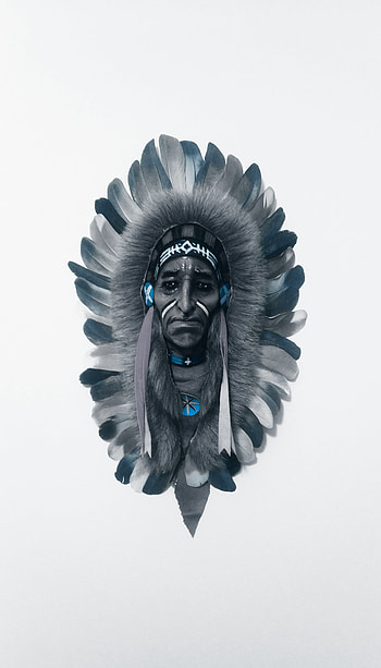 Native American, Art, black HD phone wallpaper