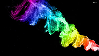 Smoke, Glow in the Dark HD wallpaper