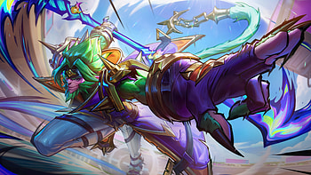 Wukong Soul Fighter Skin LoL WR Splash Art, Video Game, League Of Legends, Wukong (League Of Legends) HD wallpaper