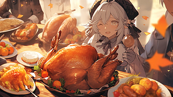 Holiday Feast - Thanksgiving, holiday, Thanksgiving HD wallpaper