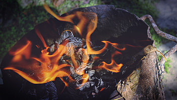 Fire, Bonfire, Miscellanea, Miscellaneous, Ash HD wallpaper