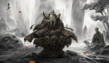 Epic Fantasy Shaman Monk – Mystic Men of the Spirit Realm, monk, fantasy, men, shaman HD wallpaper