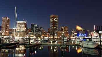Baltimore harbor attractions, Maryland travel destinations, Plymouth outlet, Ocean City, Maryland HD wallpaper
