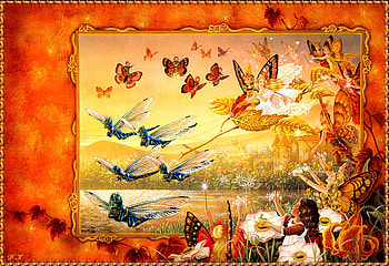 Fairy Folk - April, butterflies, fairies, fairytales, fantasy HD wallpaper