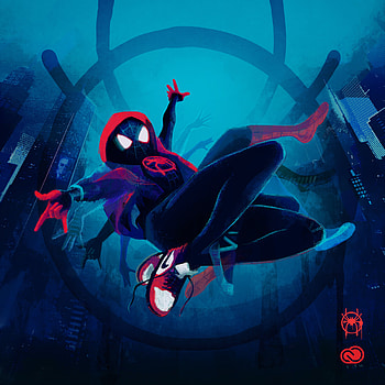 SpiderMan Into The Spider Verse New Artwork, spiderman-into-the-spider-verse, 2018-movies, superheroes, movies, spiderman, animated-movies, artwork, artist, digital-art, behance HD phone wallpaper