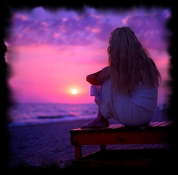 I m alone, sad, girl, evening, female HD wallpaper