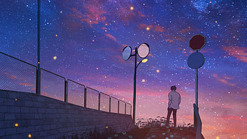 Solitude Path An Anime Boy Solo Journey, anime-boy, anime, artist, artwork, digital-art HD wallpaper